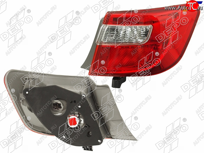 6 999 р. Правый фонарь задний DEPO Toyota Camry XV50 дорестайлинг (2011-2014)  с доставкой в г. Вологда