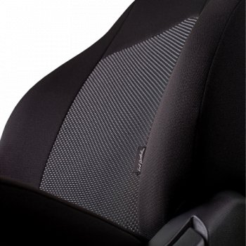 5 349 р. Чехлы сидений Lord Autofashion Дублин (жаккард, 60/40, раздельная задняя спинка, 3Г-образ. подголовника) Mitsubishi ASX дорестайлинг (2010-2012) (Чёрный, Ёж белый)  с доставкой в г. Вологда. Увеличить фотографию 2