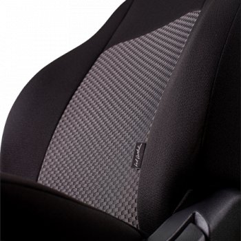 5 999 р. Чехлы сидений Lord Autofashion Дублин (жаккард, 60/40, раздельная задняя спинка, 3Г-образ. подголовника) Mitsubishi ASX дорестайлинг (2010-2012) (Чёрный, стежок серый)  с доставкой в г. Вологда. Увеличить фотографию 2
