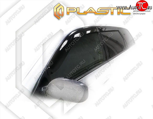 1 899 р. Дефлектора окон CA-Plastic Toyota Avensis T220 седан дорестайлинг (1997-2001) (Classic полупрозрачный, Без хром. молдинга)  с доставкой в г. Вологда