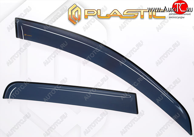2 079 р. Дефлектора окон CA-Plastic Toyota Hilux Surf N210 дорестайлинг (2002-2005) (Classic полупрозрачный)  с доставкой в г. Вологда