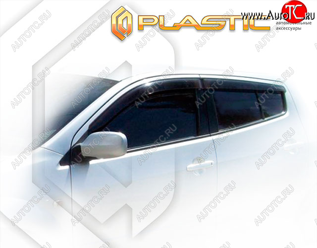 2 079 р. Дефлектора окон CA-Plastic  Toyota Will Vs  XE120 (2001-2004) (Classic полупрозрачный, Без хром. молдинга)  с доставкой в г. Вологда