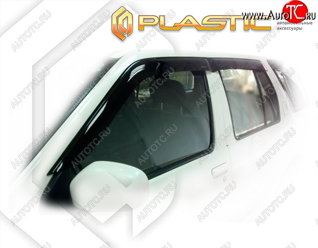 2 159 р. Дефлектора окон CA-Plastic  Nissan Terrano2  R50 (1995-2002) дорестайлинг, рестайлинг (Classic полупрозрачный)  с доставкой в г. Вологда
