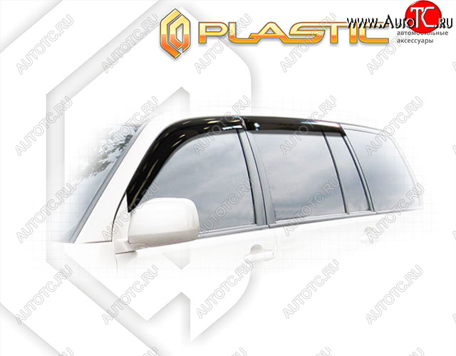 2 079 р. Дефлектора окон CA-Plastic  Toyota Kluger  XU20 (2003-2007) рестайлинг (Classic полупрозрачный, Без хром. молдинга, Крепление только на скотч)  с доставкой в г. Вологда