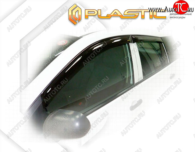 1 999 р. Дефлектора окон CA-Plastic  Mazda Familia Van  универсал (2007-2018) Y12 дорестайлинг, Y12 рестайлинг (Classic полупрозрачный, Без хром. молдинга)  с доставкой в г. Вологда