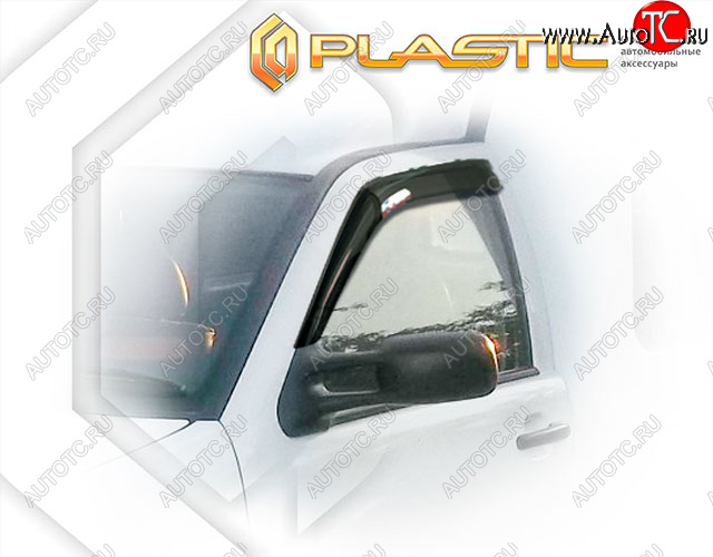 1 759 р. Дефлектора окон CA-Plastic Volkswagen Caddy 9K,9U (1995-2003) (Classic полупрозрачный, Без хром. молдинга)  с доставкой в г. Вологда