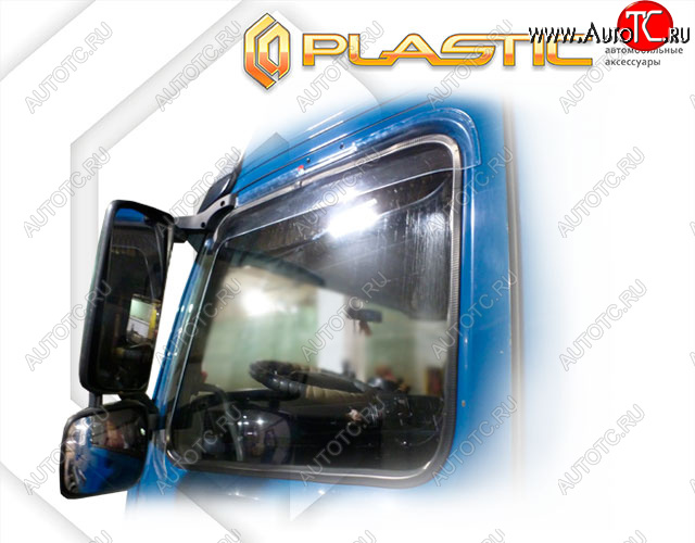 2 199 р. Дефлектора окон (FH, FM, NH, FM4) CA-Plastic  Volvo FH  13 (2013-2025) (Classic полупрозрачный)  с доставкой в г. Вологда