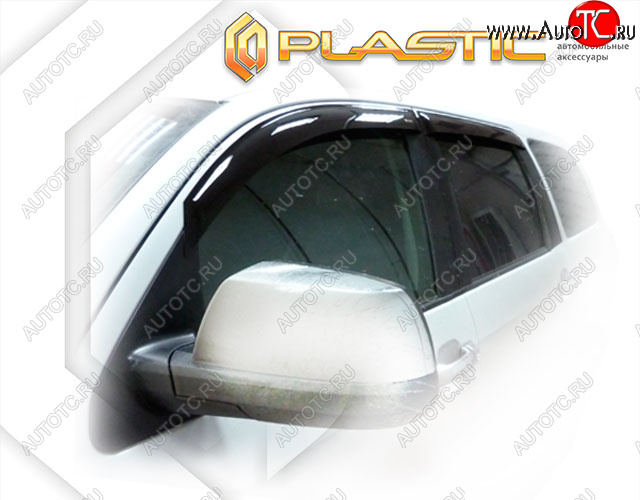 2 079 р. Дефлектора окон CA-Plastic  Toyota Sequoia (2004-2007) XK30, XK40 рестайлинг (Classic полупрозрачный, Без хром. молдинга)  с доставкой в г. Вологда