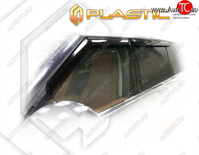 2 079 р. Дефлектора окон (на Long версию)CA-Plastic  Land Rover Range Rover  4 L405 (2012-2022) дорестайлинг, рестайлинг (Classic полупрозрачный)  с доставкой в г. Вологда