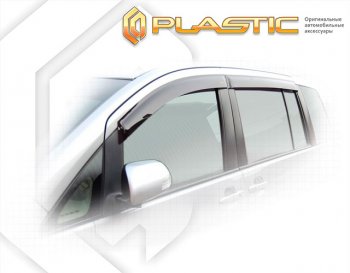 2 079 р. Дефлектора окон CA-Plastic  Toyota Isis  XM10 (2009-2017) 2-ой рестайлинг (серия Classic полупрозрачный, Без хром. молдинга)  с доставкой в г. Вологда. Увеличить фотографию 2