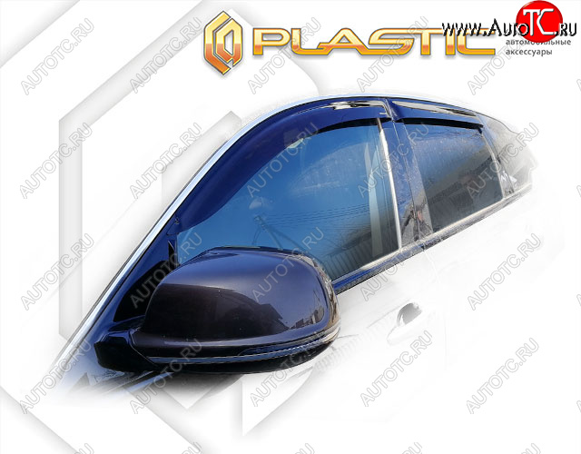 1 759 р. Дефлектора окон CA-Plastic Zotye Coupa B11F (2019-2021) (Classic полупрозрачный)  с доставкой в г. Вологда