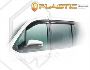 2 079 р. Дефлектора окон CA-Plastic  Toyota Esquire  R80 (2014-2017) дорестайлинг (серия Classic полупрозрачный, Без хром. молдинга)  с доставкой в г. Вологда. Увеличить фотографию 2