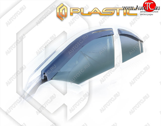 1 999 р. Дефлектора окон CA-Plastic  Mitsubishi Galant  9 (2004-2009) седан (Classic полупрозрачный)  с доставкой в г. Вологда