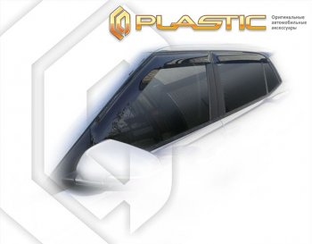 2 099 р. Дефлектора окон CA-Plastic Hyundai Creta SU (2020-2022) (серия Classic полупрозрачный)  с доставкой в г. Вологда. Увеличить фотографию 2