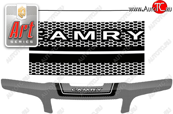 2 479 р. Дефлектор капота (exclusive) CA-Plastic  Toyota Camry  V40 (1994-1998) (серия Art графит)  с доставкой в г. Вологда