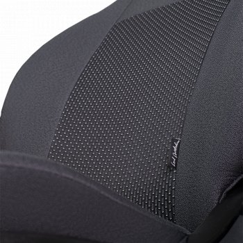 3 799 р. Чехлы сидений Lord Autofashion Дублин (жаккард, 2 места, с подголовниками) Лада Ларгус дорестайлинг R90 (2012-2021) (Серый, Сеул серый)  с доставкой в г. Вологда. Увеличить фотографию 2