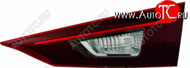 3 879 р. Правый фонарь задний (внутренний) DEPO Mazda 3/Axela BM дорестайлинг седан (2013-2016)  с доставкой в г. Вологда
