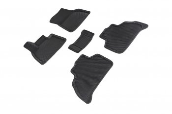 5 699 р. Коврики в салон EVA (3D, ромб, чёрные) Seintex BMW X5 G05 (2018-2022)  с доставкой в г. Вологда. Увеличить фотографию 2