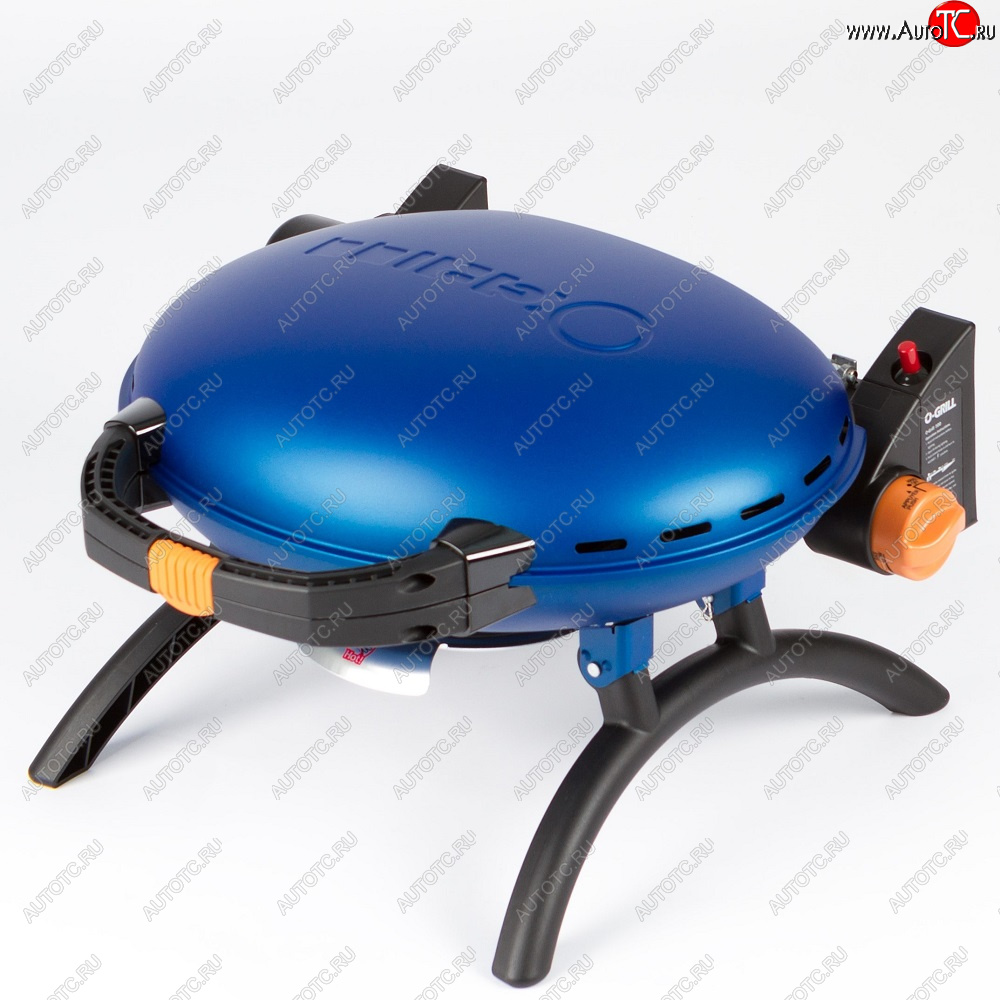 27 699 р. Гриль газовый O-GRILL 500 синий (в комплекте адаптер тип А) + подарок - шланг для бытового баллона O-GRILL 500-blue  с доставкой в г. Вологда