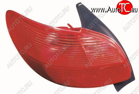 2 679 р. Левый фонарь задний DEPO Peugeot 206 хэтчбэк 5 дв. 2AC дорестайлинг (1998-2003)  с доставкой в г. Вологда