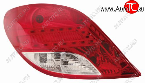 5 999 р. Левый фонарь задний DEPO Peugeot 207 WA хэтчбэк 3 дв. дорестайлинг (2006-2009)  с доставкой в г. Вологда