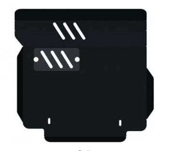 3 199 р. Защита картера двигателя и КПП (V-1,0; 1,3) Alfeco Daihatsu Storia хэтчбэк 5 дв. 1-ый рестайлинг (2000-2001) (Сталь 2 мм)  с доставкой в г. Вологда. Увеличить фотографию 2