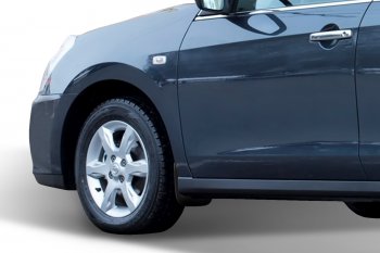 4 799 р. Брызговики передние FROSCH Nissan Almera G15 седан (2012-2019)  с доставкой в г. Вологда. Увеличить фотографию 2
