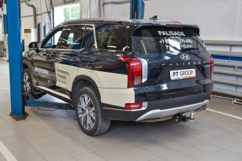 18 189 р. Фаркоп (быстросъемный квадрат) Petroil Tuning Hyundai Palisade LX2 (2018-2022)  с доставкой в г. Вологда. Увеличить фотографию 2