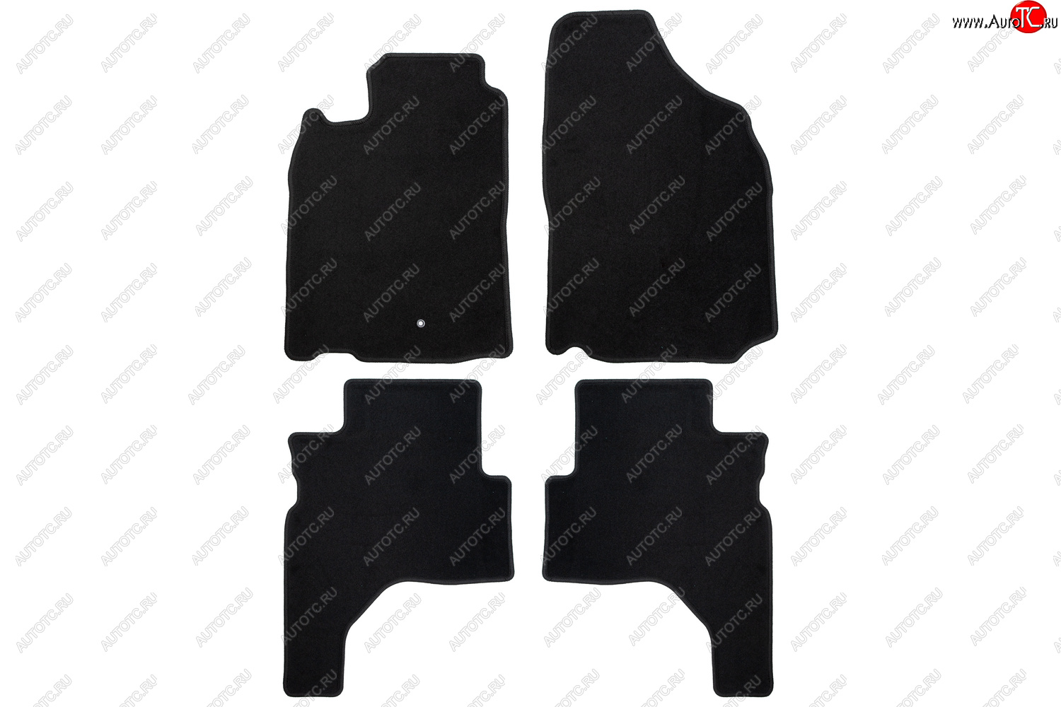 4 599 р. Коврики салона (текстиль) Klever Econom Mitsubishi Pajero Sport PA рестайлинг (2004-2008) (Чёрные)  с доставкой в г. Вологда