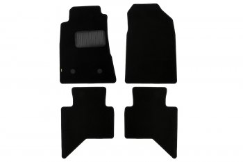 349 р. Коврики в салон Klever Standard ISUZU D-Max 2012-2018, 2019-, пикап, 4 шт. (текстиль)  Исузу Д-макс Klever klever02210101210kh  с доставкой в г. Вологда. Увеличить фотографию 1