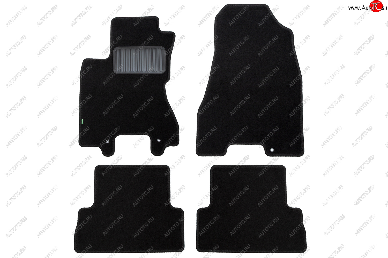 6 949 р. Комплект ковриков в салон (чёрные, текстиль) Klever Standard Nissan X-trail 2 T31 дорестайлинг (2007-2011)  с доставкой в г. Вологда
