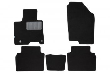 Коврики салона (текстиль) Klever Premium Hyundai Tucson NX4 (2020-2022) (Чёрные)