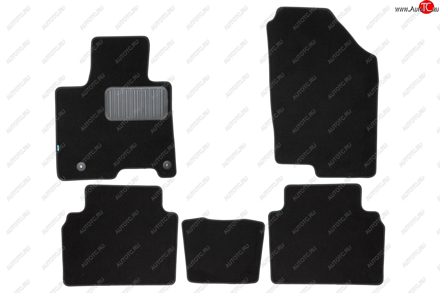 6 649 р. Коврики салона (текстиль) Klever Premium Hyundai Tucson NX4 (2020-2022) (Чёрные)  с доставкой в г. Вологда