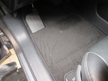 669 р. Коврики в салон Klever Premium NISSAN Pathfinder, 2014-2017, 2016-2020, внед., 5 шт. (текстиль)  Ни Klever klever03365922110kh  с доставкой в г. Вологда. Увеличить фотографию 1