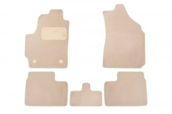 419 р. Коврики в салон Klever Premium DAEWOO Matiz 1998-2000, хб., 5 шт. (текстиль, бежевые)  Деу Матиз Klever klever04110422112kh  с доставкой в г. Вологда. Увеличить фотографию 1