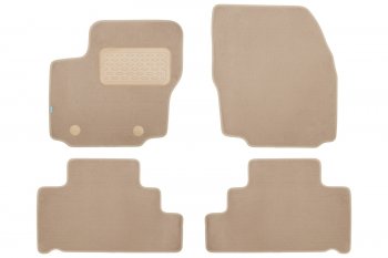 429 р. Коврики в салон Klever Premium FORD S-max 2006-2010, 2010-2015, мв., 4 шт. (5 мест) (текстиль, бежев Klever klever04161222112kh  с доставкой в г. Вологда. Увеличить фотографию 1