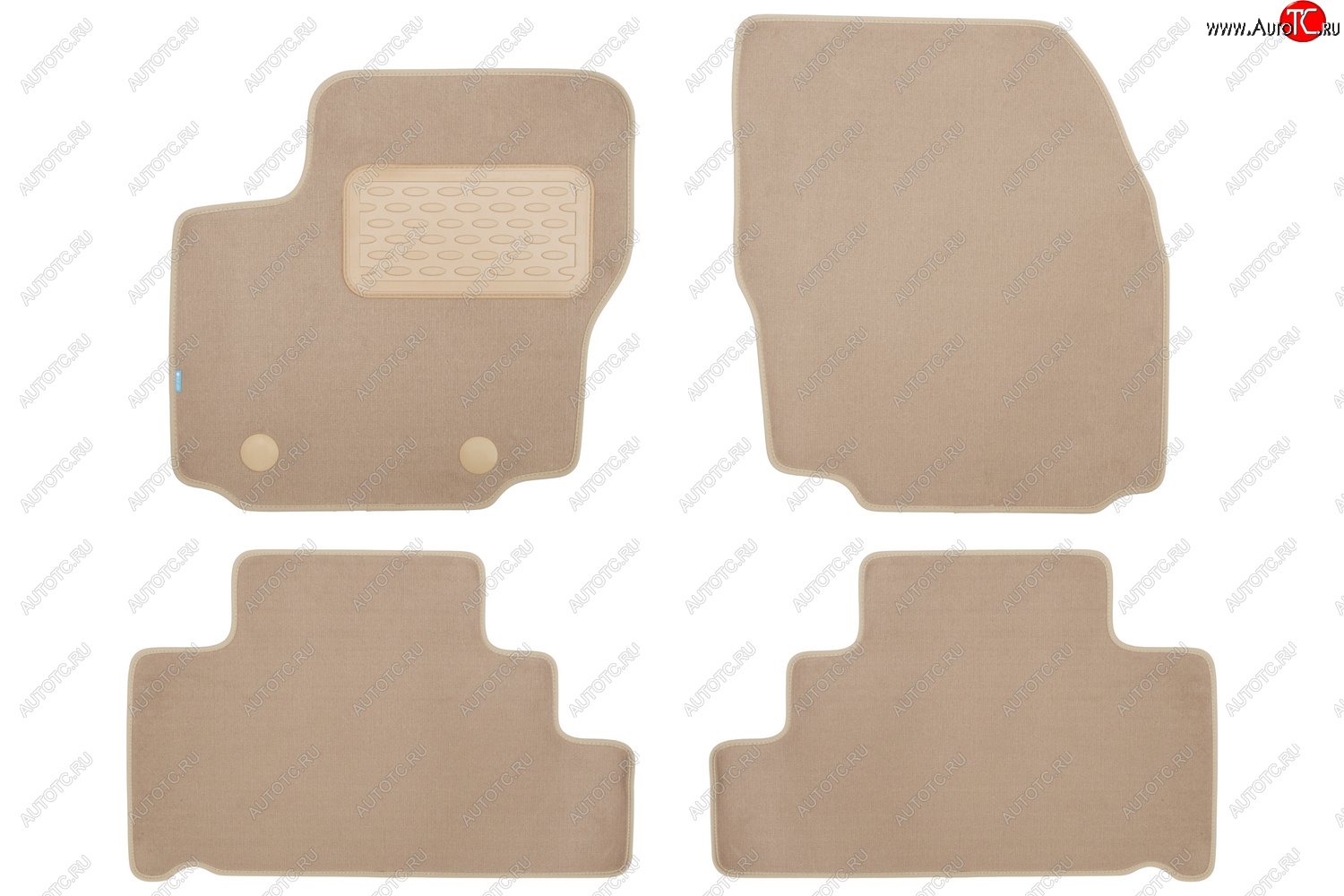 429 р. Коврики в салон Klever Premium FORD S-max 2006-2010, 2010-2015, мв., 4 шт. (5 мест) (текстиль, бежев Klever klever04161222112kh  с доставкой в г. Вологда