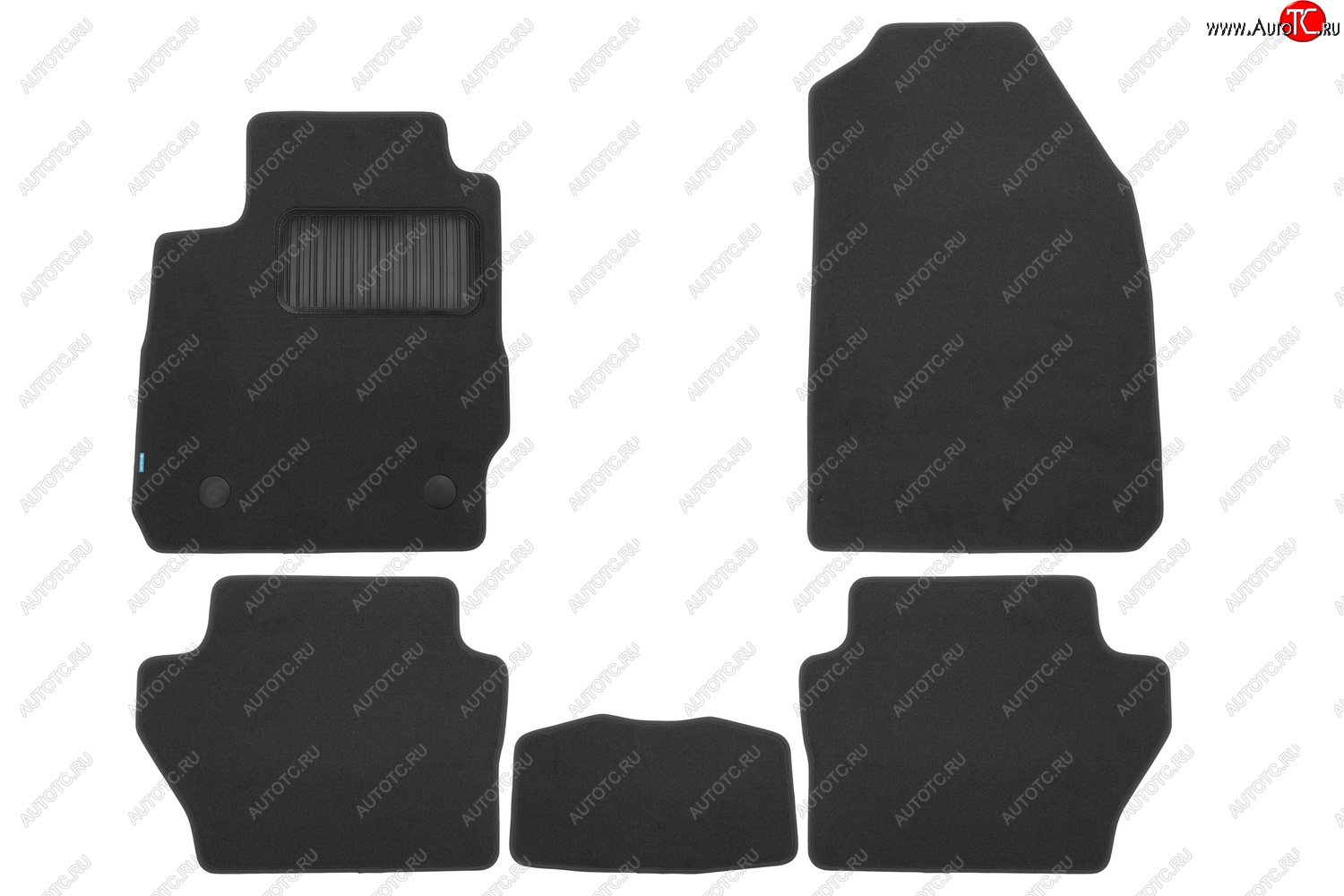429 р. Коврики в салон Klever Premium FORD Fiesta 2008-2013, 2012-2019, хб., сед., 5 шт. (текстиль, бежевые Klever klever04166722112kh  с доставкой в г. Вологда