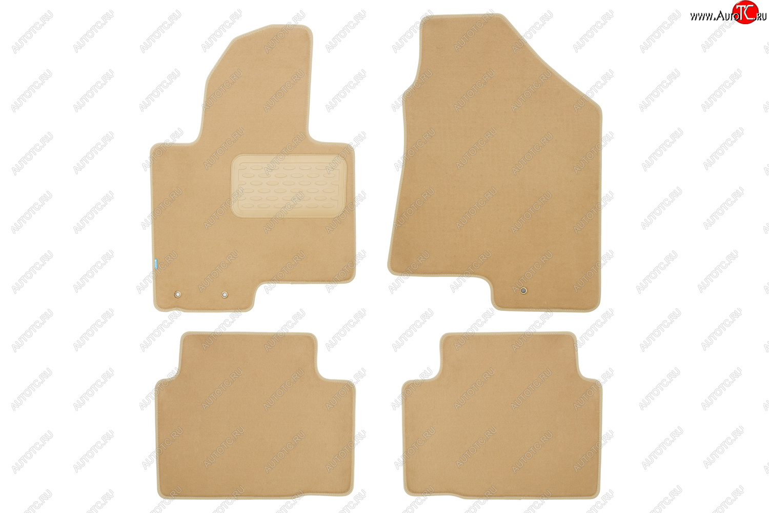 449 р. Коврики в салон Klever Premium HYUNDAI IX35 2010-2013, 2013-2015, кросс., 5 шт. (текстиль, бежевые)  Klever klever04203622112kh  с доставкой в г. Вологда