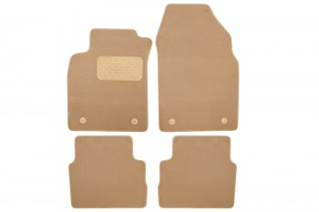 439 р. Коврики в салон Klever Premium OPEL Vectra C АКПП 2002-2005, 2005-2008, сед., 4 шт. (текстиль, бежев Klever klever04370422112kh  с доставкой в г. Вологда. Увеличить фотографию 1