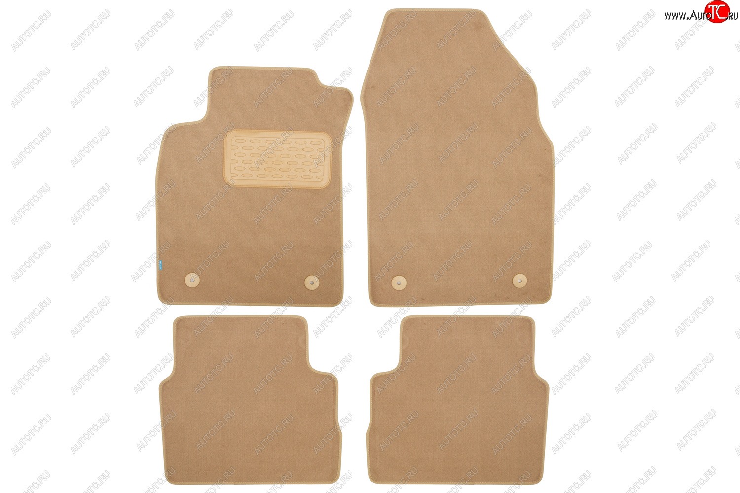 439 р. Коврики в салон Klever Premium OPEL Vectra C АКПП 2002-2005, 2005-2008, сед., 4 шт. (текстиль, бежев Klever klever04370422112kh  с доставкой в г. Вологда