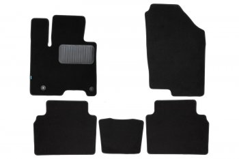 Коврики салона (текстиль) Klever Premium Hyundai Tucson NX4 (2020-2022) (Чёрные)