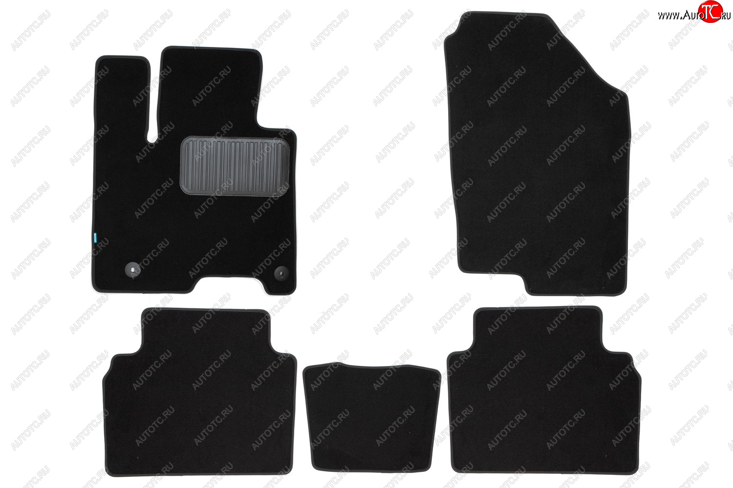 4 799 р. Коврики салона (текстиль) Klever Premium Hyundai Tucson NX4 (2020-2022) (Чёрные)  с доставкой в г. Вологда