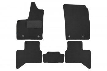 9 549 р. Коврики в салон Klever Premium TOYOTA Land Cruiser 300, 2021-, кросс., 5 шт. (текстиль)  Тойота Ленд крузер Klever kvr05.048.106.22110kh  с доставкой в г. Вологда. Увеличить фотографию 1