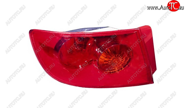 2 169 р. Левый фонарь задний (красный) BodyParts  Mazda 3/Axela  BK (2003-2009) дорестайлинг седан, рестайлинг седан  с доставкой в г. Вологда