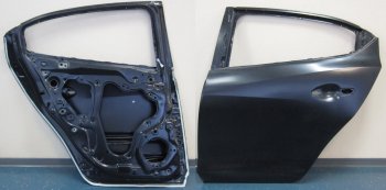 Левая дверь задняя BodyParts Mazda 3/Axela  BM (2013-2019) дорестайлинг седан, рестайлинг седан