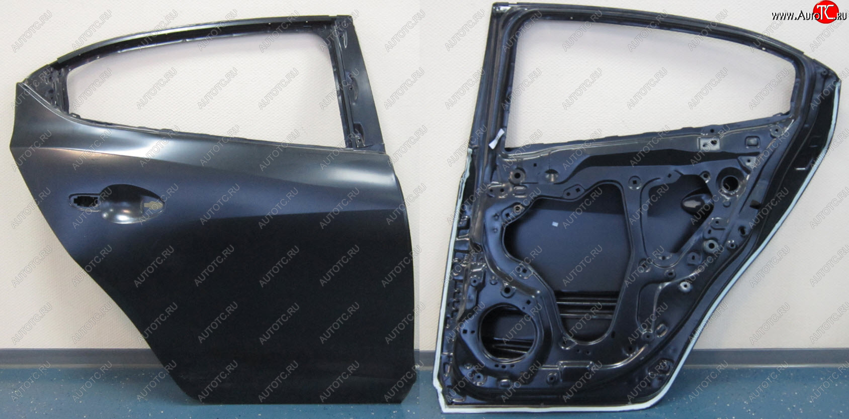 13 599 р. Правая задняя дверь BodyParts Mazda 3/Axela BM дорестайлинг седан (2013-2016) (Неокрашенная)  с доставкой в г. Вологда