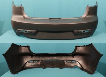 Задний бампер BodyParts Mazda 3/Axela  BM (2013-2019) дорестайлинг седан, рестайлинг седан