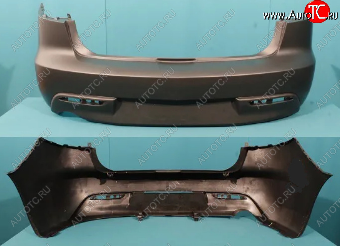 4 899 р. Задний бампер BodyParts  Mazda 3/Axela  BM (2013-2019) дорестайлинг седан, рестайлинг седан (Неокрашенный)  с доставкой в г. Вологда