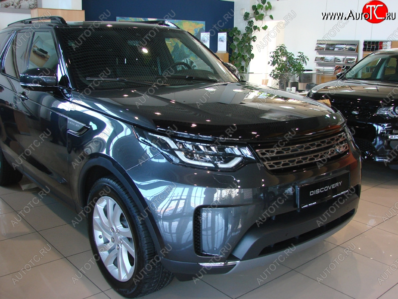 5 079 р. Дефлектор капота Land Rover Discovery Sport L550 дорестайлинг (2014-2019)  с доставкой в г. Вологда